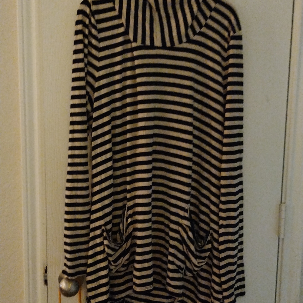 black and white turtleneck